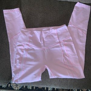 Til You Collapse pink heart booty leggings